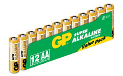 GP Batteries Super Alkaline 151034 household battery Single-use battery AAA Alkaline 1.5 V - Batteries (Single-use battery, AAA, Alkaline, Cylindrical, 1.5 V, 12 pieces))