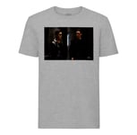 T-Shirt Homme Col Rond Matrix Keanu Reeves Carrie Anne Moss Film Action Cinema