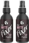 W7 the Fixer Makeup Setting Spray - Matte Finish - Long-Lasting, Ultra-Fine Form