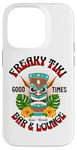 iPhone 14 Pro Tiki Bar and Lounge Retro Vintage Hawaiian Tiki Torch Hawaii Case