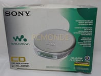 Vintage Sony CD Walkman - Portable Compact Disc Player - Silver (D-EJ360/SD)