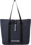 Tommy Hilfiger Homme Cabas Sac avec Fermeture Éclair, Multicolore (Space Blue), Taille Unique