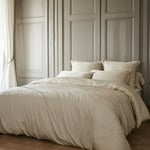 Terre De Nuit - Parure de lit en bambou uni 240x220 naturel