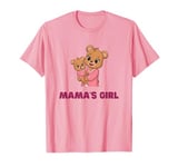 Funny MAMA'S GIRL Mom Baby Bear Mama & Mini Me Twinning T-Shirt