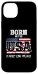 iPhone 14 Plus Born In The Usa A Really Long Time Ago Birthday USA Flag Case