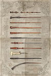 Harry Potter Wands Magic Wands Film Cinema Movie Poster Print Size 61 x 91.5 cm