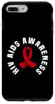 iPhone 7 Plus/8 Plus HIV AIDS Awareness Pocket Wear Red Ribbon HIV Survivor Case