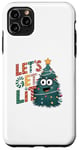 iPhone 11 Pro Max Let's Lit Funny Cute Green Christmas Tree Lights Case