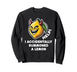 Help I Accidentally Summoned a Lemon Funny Meme Sweatshirt