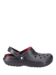 Crocs Classic Lined Clogs, Black/Buffalo