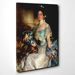 Big Box Art John Singer Sargent Portrait of a Lady (2) Canvas Wall Art Print Ready to Hang Picture, 30 x 20 Inch (76 x 50 cm), Multi-Coloured