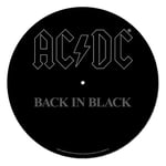 SLIPMAT Felt for Record Vinyl Players 12" - AC/DC Back in Black