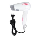 Hair Dryer Hotel Adjustable Compact Blow Dryer With Folding Handle White