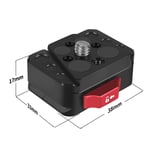 Kit de montage de caméra instantanée pour DJI Ronin RS2 et RS3,pince de plaque à dégagement rapide,port en V,stabilisateur de cardan,trépied vidéo,commutateur rapide - Type Type H