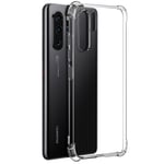 Coque Huawei P30 Pro Silicone Flexible Coins Bumper Transparent