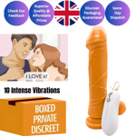 Real Feal Likelike Big Large Dong Multispeed Vibrator-Dildo Vibrating Sex Toy