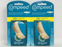 Compeed 10 X Corn Moisturising Plaster, Medium (Pack of 2) Instant Pain Relief