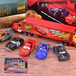 7kpl Autot Lightning McQueen Truck Diecast Metal Car Model