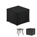 LAMUNI Housse Table Jardin 70x70x70cm Bâche Table de Jardin Imperméable Bache de Protection Exterieur Salon de Jardin, 420D Oxford Housse pour Mobilier de Jardin, Ensembles de Table et de Canapé