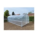 Les Serres Tonneau - Serre tunnel de jardin - 4 Saisons 3m00 x 6m00