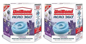 UniBond Aero 360° Neutral Moisture absorbing refill, Pack of 4