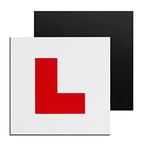 Onarway L Plates for New Drivers, 2 Pack Extra Thick Strong Plate - Non Scratch Vehicle Paint