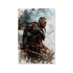 UNGGOY Assassins Creed Valhalla Canvas Art Poster and Wall Art Picture Print Modern Family bedroom Decor Posters 20x30inch(50x75cm)