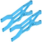 1 Pair RC Aluminum Alloy Front Lower Suspension Arm Fit For ARRMA 1/10 Blue