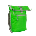 New Rebels Mart New York Rolltop Backpack 16L Sac à dos unisexe adulte, Vert fluo, 30x12x43cm, Décontracté
