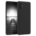 For Samsung Galaxy A51 Silicone Back Cover Protection Case Phone Black