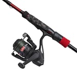 Berkley URBN II Jigger Combo, Canne à pêche et Moulinet Combo, Lure Fishing Spinning Combo, Predator Fishing, Pike/Perch/Zander, Unisex, Black, 2.1m, 5-21g