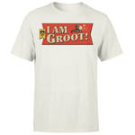 Guardians of the Galaxy I Am Groot! Men's T-Shirt - Cream - M