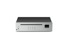 Pro-Ject CD Box E - Lecteur CD Compact - Sorties numériques, télécommande, Montage Antichoc - Argent