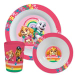 p:os Frukostset Paw Patrol, flicka, 3 st.