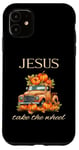 Coque pour iPhone 11 2024 Automne et Automne Jésus Take The Wheel Vintage Christian