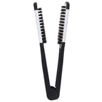 Beard Clamp Brush Aluminum Straightening Hair Clamp Brush For Men And Women For