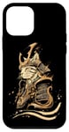 iPhone 12 mini Cat Samurai Ninja Cat Samurai Art Vintage Ukiyo-e Case