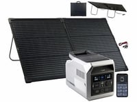 Batterie Nomade Hsg-1280 Avec Panneau Solaire 100 W Et Câble