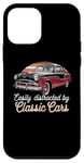 Coque pour iPhone 12 mini Classic Car Memes Funny Facilement Distrait Par Classic Cars