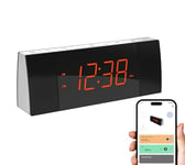 iTOMA Alarm Clocks Radio with APP Control, Bluetooth, FM Radio, Dual Alarm with Snooze, USB Charging, Auto and Manual Dimmer, Clock Radio for Bedside CKS503