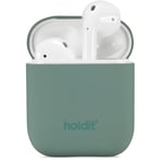 Holdit AirPods (1/2. Gen.) Silicone Cover Moss Green