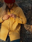 Klättermusen Helheim LS Shirt W's Amber Gold