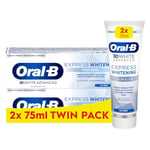 Oral-B 3D White Advanced Fresh Glow Toothpaste 75ml (Pack of 2)