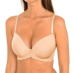 Calvin Klein Womenss bra with padded cups and underwire QF1444E - Brown - Size 32E