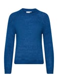 Vila Vijamina O-Neck L/S Knit Top - Noos Blå