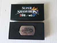 CHAINE / COLLIER / MEDAILLON -  SUPER SMASH BROS  -  NECKLACE - DOG TAG CHAIN