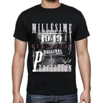 Homme Tee-Shirt Vieilli À La Perfection Millésime 1949 75 Ans T-Shirt Graphique Idée Cadeau 75e Anniversaire Vintage Année 1949 Nouveauté