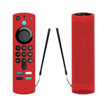 2021 Anti-Drop Soft Silicone Case for Alexa Voice Remote(3rd Gen),Protective Case Fire Stick TV with Anti-Loss Strap [Light Weight/Shock Proof]