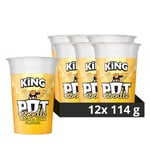 Pot Noodle Original Curry King Pot Noodle instant vegetarian snack quick to make noodles 12x 114 g