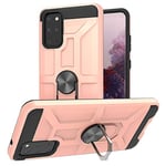 Cuoqing Samsung S20 Plus Case,Galaxy S20 Plus Cases, Military Grade Armor Shockproof Protection Phone Cover with Magnetic Ring Kickstand for Samsung Galaxy S20 Plus,Rose Gold